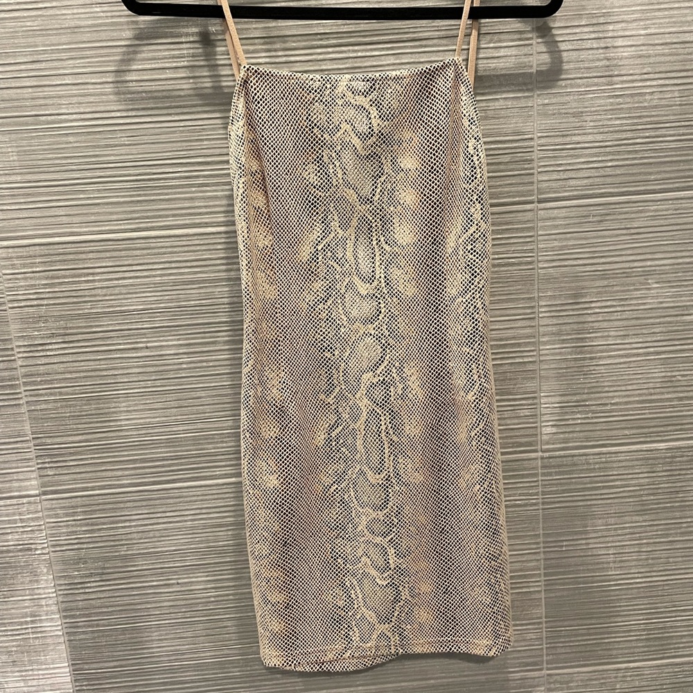 Urban Outfitters snakeskin mini skirt